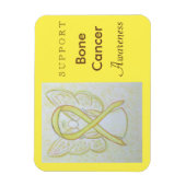 Magnet Flexible Ange du ruban de sensibilisation au cancer de l'os (Vertical)