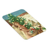 Magnet Flexible Angel bringing Christmas poiss and presents (Côté Droit)