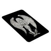 Magnet Flexible Angel - Design noir et blanc (Côté Droit)
