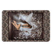 Magnet Flexible Angel gothique et sa colombe (Horizontal)