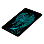 Magnet Flexible Angel perdu en amour, noir et vert Design (Côté Gauche)
