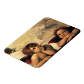 Magnet Flexible Anges de la Madone Sixtine par Raphaël Sanzio (Côté Gauche)