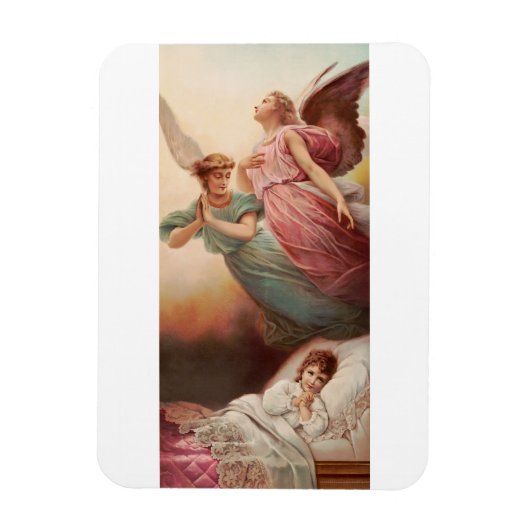 Magnet Flexible Anges gardiens avec enfant (Vertical)