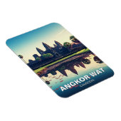 Magnet Flexible Angkor Wat Cambodia à Dawn (Côté Droit)