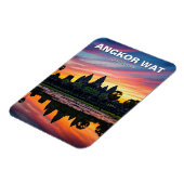 Magnet Flexible Angkor Wat Cambodia Sunset (Côté Gauche)