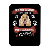Magnet Flexible Anglais Cocker Spaniel Chien Parties scintillant c (Vertical)