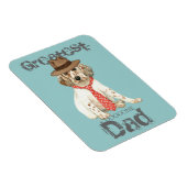 Magnet Flexible Anglais Setter Papa (Côté Droit)