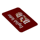 Magnet Flexible Anglais Setter Papa (Côté Droit)