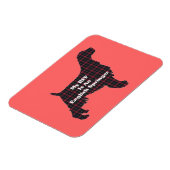 Magnet Flexible Anglais Springer SPANIEL BFF (Côté Gauche)