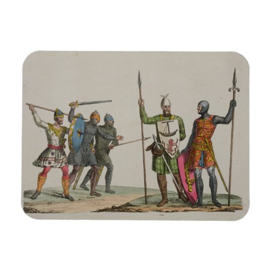 Magnet Flexible Anglo-Saxon Warriors, plate 14 from 'The History o (Horizontal)