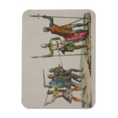 Magnet Flexible Anglo-Saxon Warriors, plate 14 from 'The History o (Vertical)