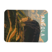 Magnet Flexible Angola Illustration Voyage Art Vintage (Horizontal)