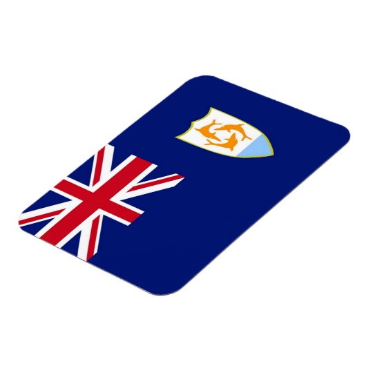 Magnet Flexible Anguilla - DRAPEAU - (Côté Gauche)