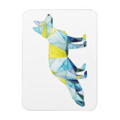 Magnet Flexible Animal de renard géométrique (Vertical)