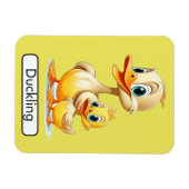 Magnet Flexible Animal Flashcard Canard / Duc, enfants, Apprendre (Horizontal)