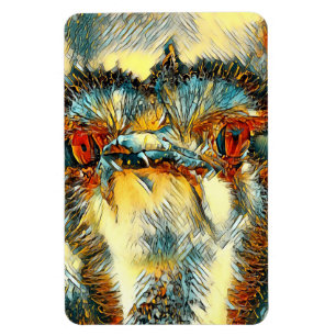 Magnet Flexible AnimalArt_Bird_008