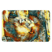 Magnet Flexible AnimalArt_Lion_033 (Horizontal)
