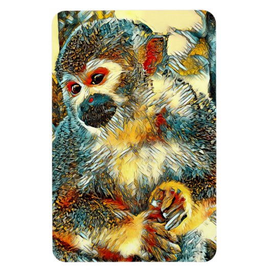 Magnet Flexible AnimalArt_Monkey_003 (Vertical)