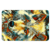 Magnet Flexible AnimalArt_Wolf_004 (Horizontal)