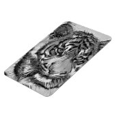 Magnet Flexible AnimalArtBW_Tiger_009 (Côté Gauche)