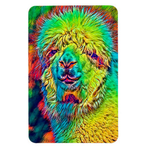 Magnet Flexible AnimalColor_Alpaca_005