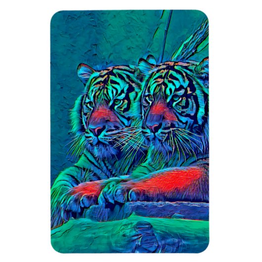 Magnet Flexible AnimalMix_Tiger_035 (Vertical)