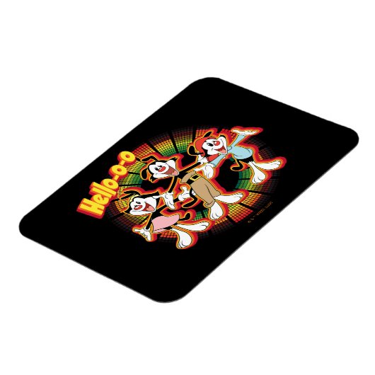 Magnet Flexible Animaniacs | Hello-o Retro Equalizer Graphic (Côté Gauche)