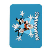 Magnet Flexible Animaniacs | Warner Siblings Armoiries grand graph (Vertical)