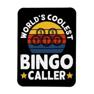 Magnet Flexible Animateur de Bingo le Plus Cool au Monde