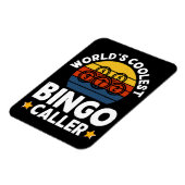 Magnet Flexible Animateur de Bingo le Plus Cool au Monde (Côté Gauche)