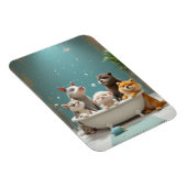 Magnet Flexible Animaux amusants dans la baignoire (Côté Droit)