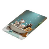 Magnet Flexible Animaux amusants dans la baignoire (Côté Gauche)