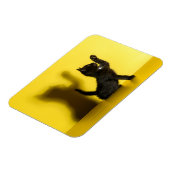 Magnet Flexible Animaux de bébés cutest | Black Cat Jouer (Côté Gauche)