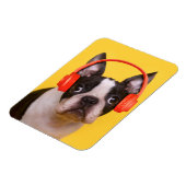 Magnet Flexible Animaux de bébés cutest | Casques Terrier de Bosto (Côté Gauche)