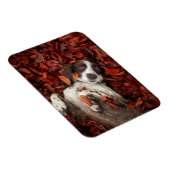 Magnet Flexible Animaux de bébés cutest | L'espagnol dans les feui (Côté Droit)