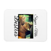 Magnet Flexible Animaux de compagnie amis besties ajouter nom anim (Horizontal)