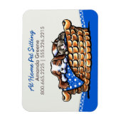 Magnet Flexible Animaux de compagnie Sitter Business CKC avec Cat  (Vertical)