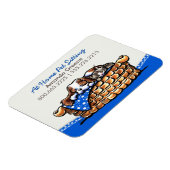 Magnet Flexible Animaux de compagnie Sitter Business CKC avec Cat  (Côté Gauche)