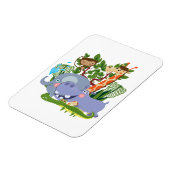 Magnet Flexible Animaux mignons de safari (Côté Gauche)