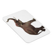 Magnet Flexible Animaux sauvages vintages, Eléphants asiatiques de (Côté Droit)