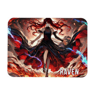 Magnet Flexible Anime Command the Flames, Embrace the Storm Custom