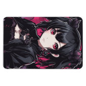 Magnet Flexible Anime Goth Girl Imaginaire Art (Horizontal)