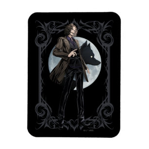 Magnet Flexible Anime Sirius Black Animagus becomes