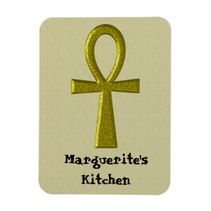 Magnet Flexible Ankh flexible en or fantaisie Megnet