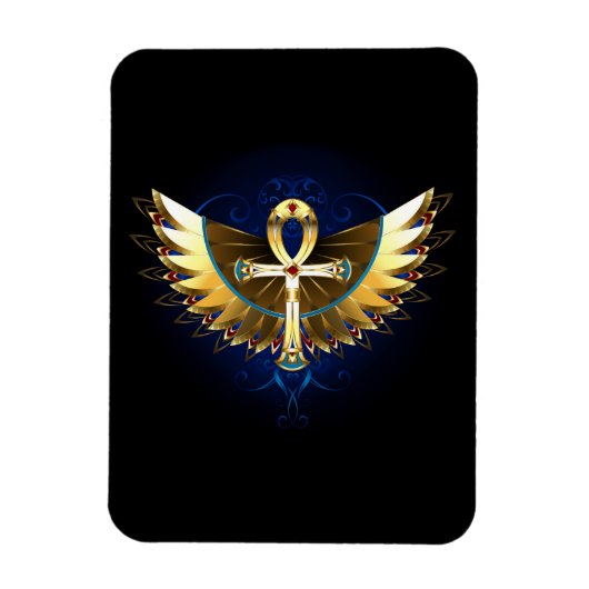 Magnet Flexible Ankh or avec ailes (Vertical)