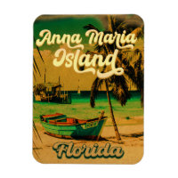 Anna Maria île Floride Plage Retro Souvenir 60s