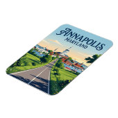 Magnet Flexible Annapolis Maryland (Côté Gauche)