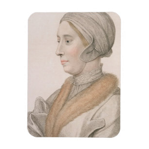 Magnet Flexible Anne Boleyn (1507-36) gravée par Francesco Bartol