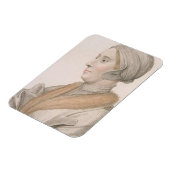 Magnet Flexible Anne Boleyn (1507-36) gravée par Francesco Bartol (Côté Gauche)