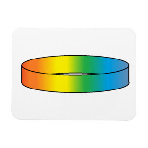 Magnet Flexible Anneau arc-en-ciel